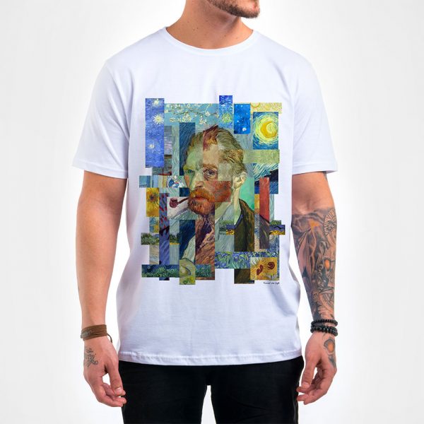 Camisa Masculina Branca - Van Gogh x Van Gogh 3