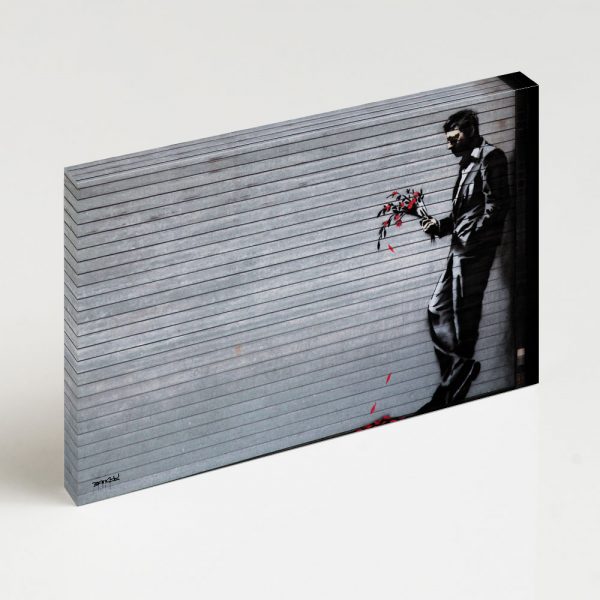 Quadro Canvas - Man with Wilted Flowers 2