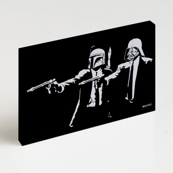 Quadro Canvas - Darth Vader and Boba Fett Pulp Fiction 6