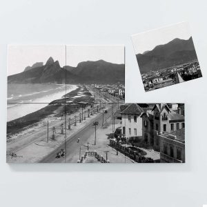 Porta Copo Magnético Modular – Praias de Ipanema e Leblon – Ano 1929