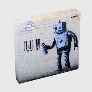 Quadro Canvas – Barcode Robot…