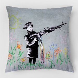 Almofada – Flower Thrower + Crayon Gun