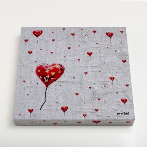 Quadro Canvas – Broken Heart Balloon Pattern…