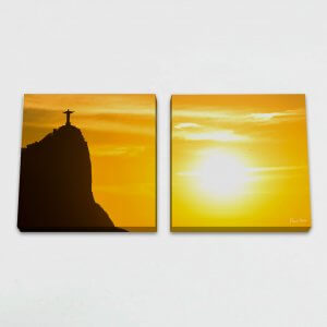Quadro Canvas Modular – Nascer do Sol no Rio de Janeiro…