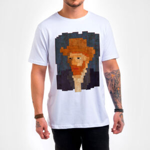 Camisa – Van Gogh 8 bit