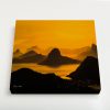 Quadro Canvas - O Poente na Espinha de suas Montanhas, Rio de Janeiro 2 1