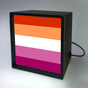 Luminária Backlight – Bandeira Lésbica…