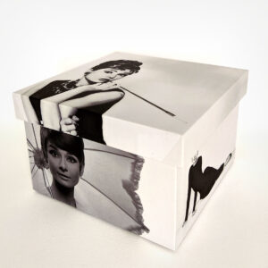 Caixa – Audrey Hepburn…
