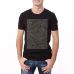 camisa masculina preta cinemateca