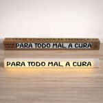 Frase Iluminada de Presença - Para Todo Mal, a Cura