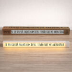 Frase Iluminada de Presença - Se Eu Quiser Falar Com Deus. Tenho Que Me Aventurar