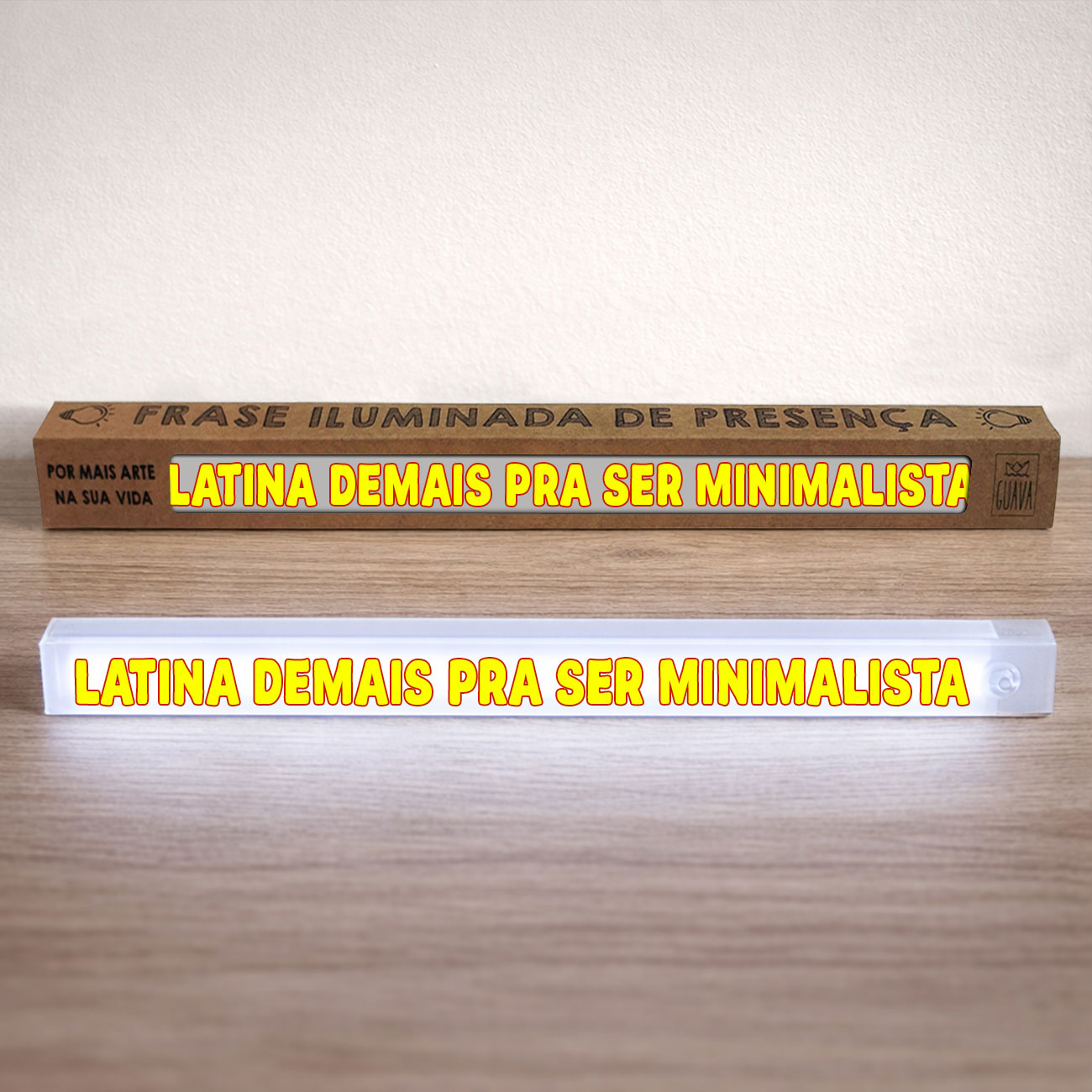 Frase-54-0 Luminária